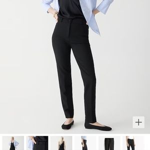 J.Crew Cameron high rise Slim pants black 0p